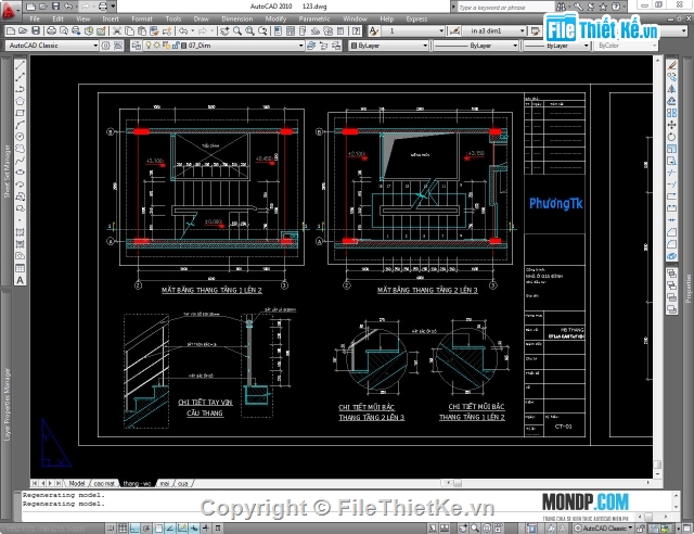 Bản Vẽ Mẫu,Trình Bày Trên Layout,File cad,Bản vẽ